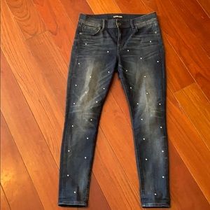 Ladies’ Express Jeans with Pearl Accents 8